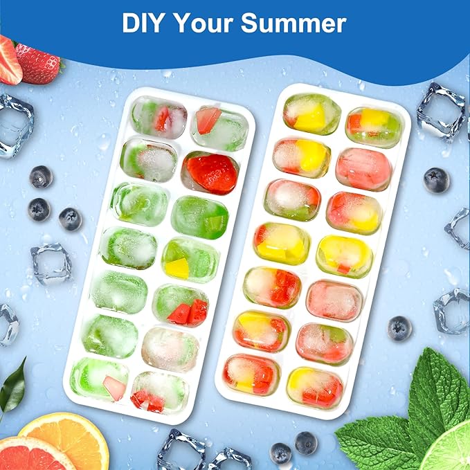 Ice Cube Tray, Ice Cube Trays for Freezer 3 Pack - Image 5