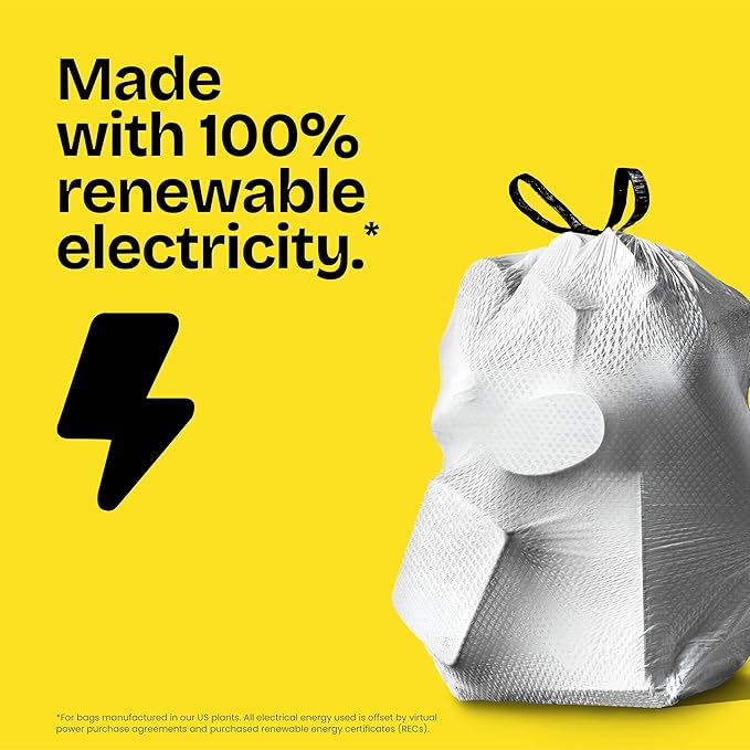 Glad ForceFlex Tall Kitchen Drawstring Trash Bags, 13 Gal, Fragrance Free - Image 8