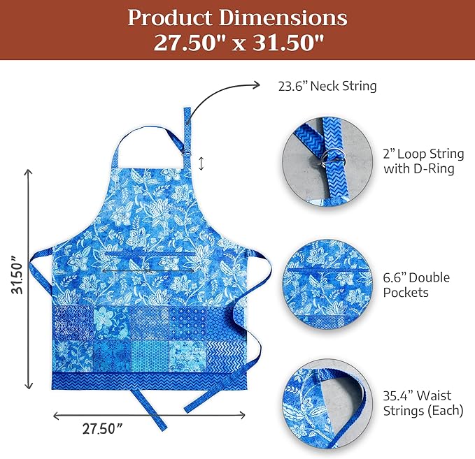Maison d' Hermine 100% Cotton Apron - Image 7