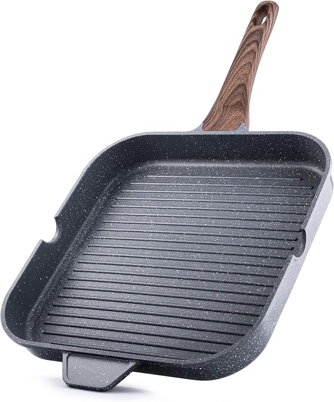 SENSARTE Nonstick Grill Pan for Stove Tops, Versatile Griddle by SENSARTE
