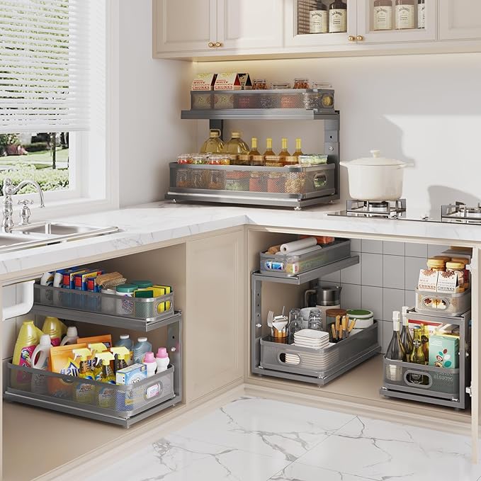 2 Pack 21IN-Depth Under Sink Organizer - Image 8