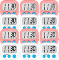 Timer for Kids Teachers Digital Kitchen Timers for Cooking Large Magnetic by AOUCE