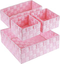Posprica Woven Storage Baskets for Organizing, Small Baskets Cube Bin Container by Posprica