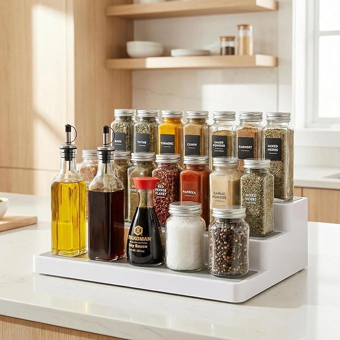 YAN & HIN 3 Tier Spice Rack Organizer - Image 9
