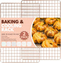 2 PCS Cooling Racks for Cooking and Baking, 14.8x10 Inches Stainless Steel by Unknown