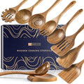 Wooden Spoons for Cooking, Nonstick Cooking Utensil Set by HEFILD