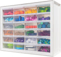 IRIS USA Plastic Storage Drawers, Made in USA, 24-Drawer Small Parts Organizer by IRISUSA