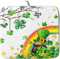 Giwawa St Patrick Dish Drying Mat Small Lucky Clover Tree Shamrock Dish Drainer by Giwawa