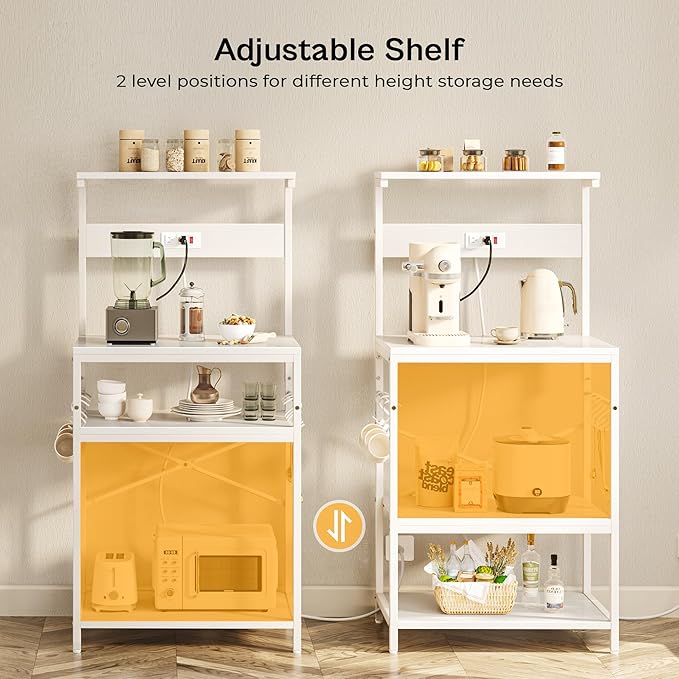 SUPERJARE Kitchen Bakers Rack - Image 4