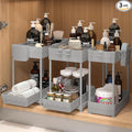 Sevenblue 3 Pack Under Sink Organizers, 2-Tier Multi-Use Kitchen and Bathroom by Sevenblue