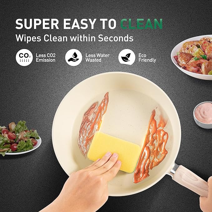 MAISON ARTS Pots and Pans Set Non Stick, Kitchen Cookware Sets Nonstick - Image 5