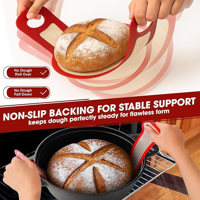 Sourdough Silicone Bread Sling for Dutch Oven, Essentials Bread Making Supplies - Image 5