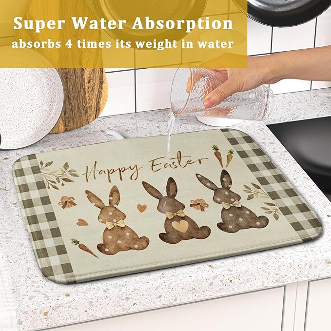Giwawa Happy Easter Dish Drying Mat - Image 7