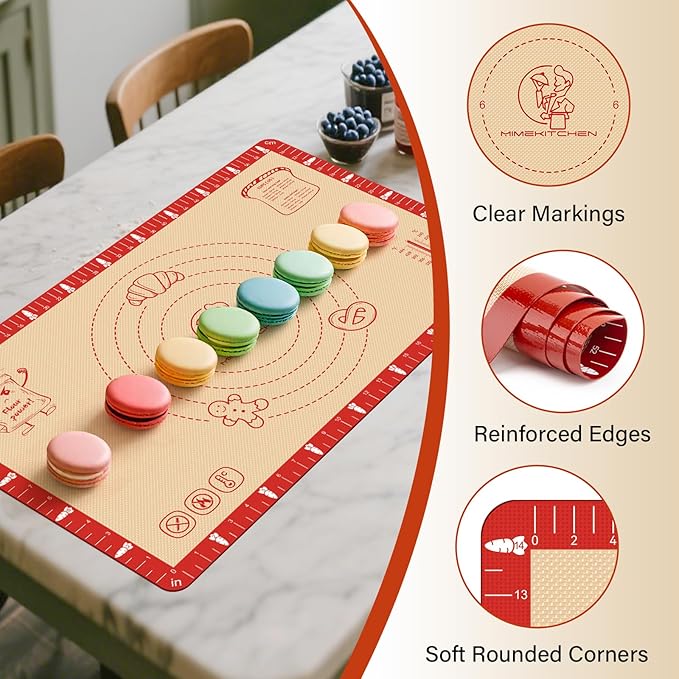 Non-Slip Silicone Baking Mat - Image 3