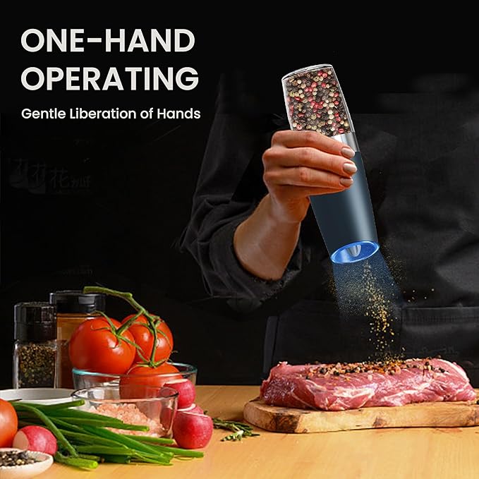 Battery Operated Salt And Pepper Grinder Set - Image 2