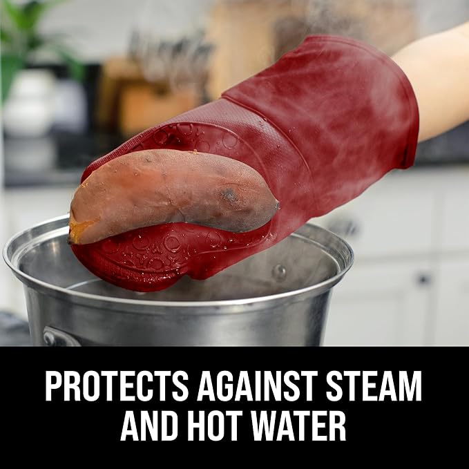 BPA-Free Silicone Oven Mitts Ultra Heat Resistant up to 500°F - Image 4