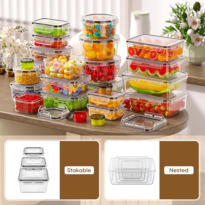 60 PCS Food Storage Containers - Image 7