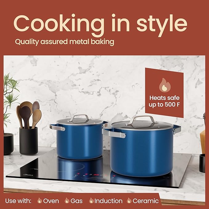 Bakken 3 Quart Ceramic Coated Stock Pot - Image 3