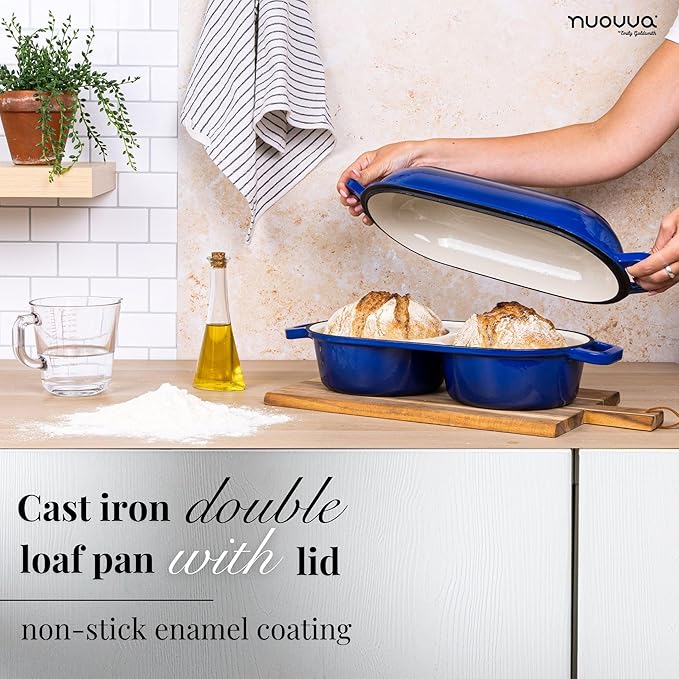 Dutch Oven For Sourdough Bread Baking – Enamelled Cast Iron Bread Loaf Pot – - Image 5