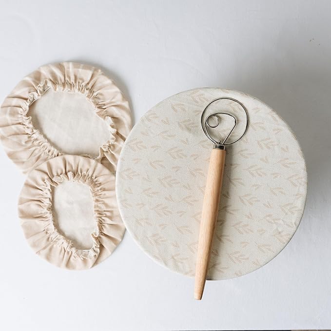 Beautiful Linen Cotton Blend Bowl Covers - Image 7