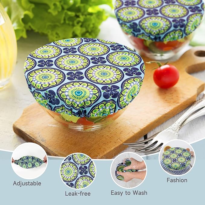 wegreeco Elastic Reusable Bowl Covers - Image 2