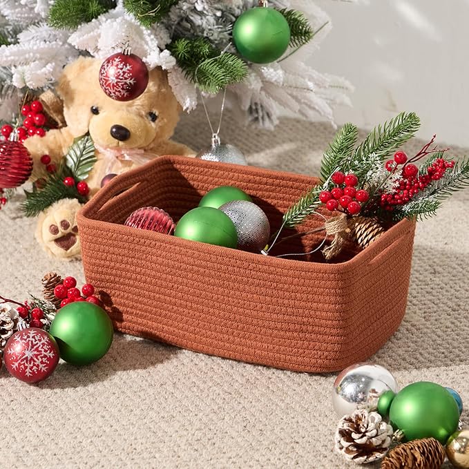 MiniArk Small Storage Baskets for Organizing | Closet Organizer Bins | Shelf - Image 4
