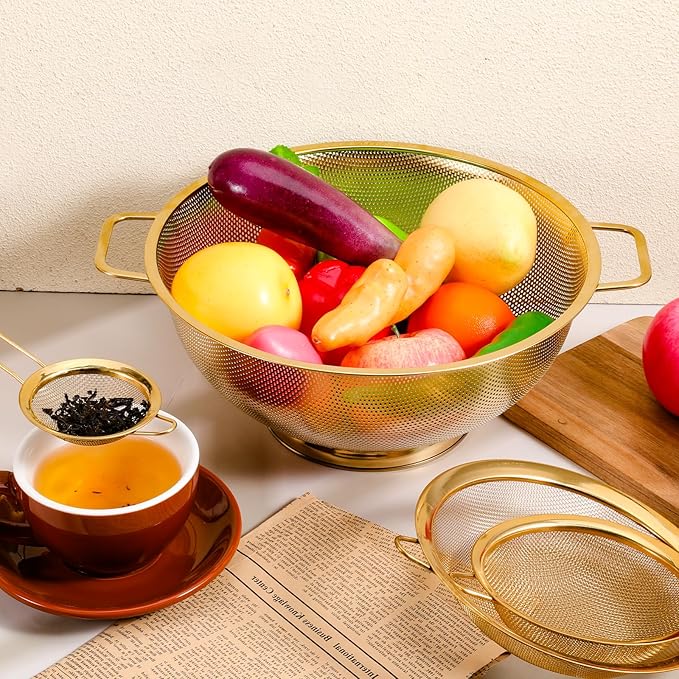Strainers and Colanders Set, Dishwasher Safe - Image 6