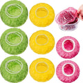 Boao 120 Pieces Reusable Elastic Food Bowl Storage Covers 3 Size Colorful Bowl by Boao