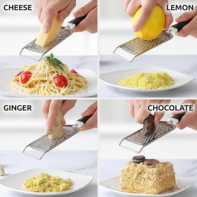 Zulay Kitchen Professional Cheese Grater Stainless Steel - Image 4