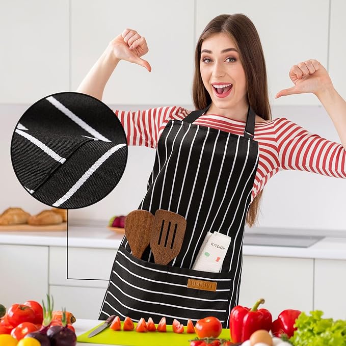 BeLuyi 2 Pack Adjustable Bib Apron - Image 4