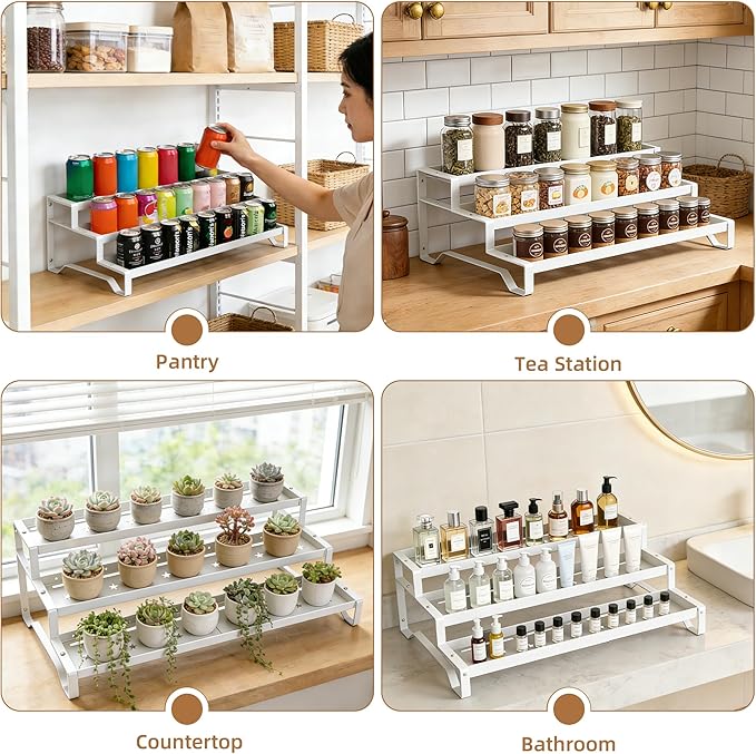 SANKEU Expandable Spice Rack Organizer - Image 4