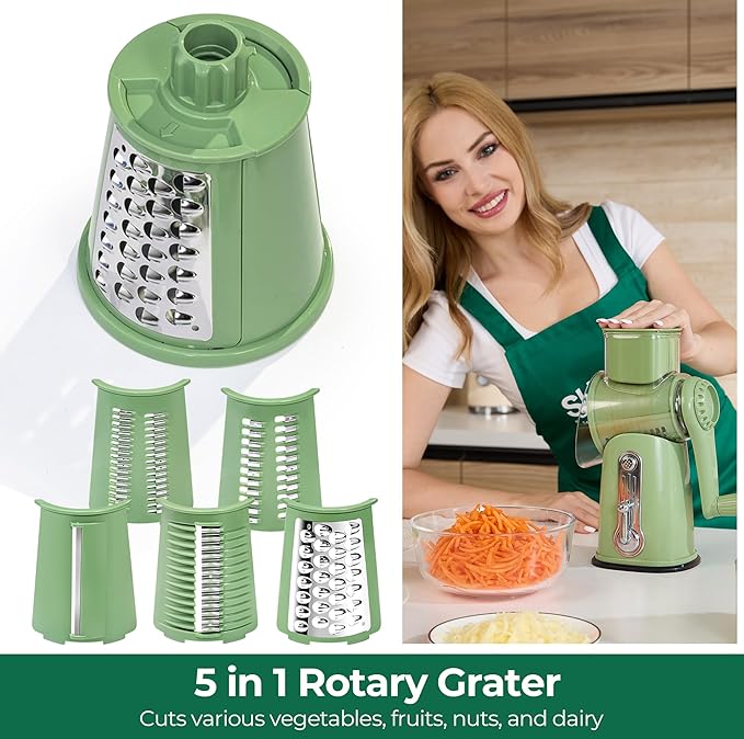 SUSTEAS Rotary Cheese Grater - Image 5