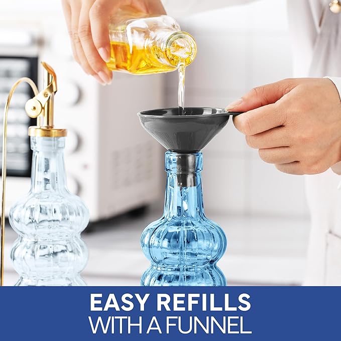 COOK WITH COLOR Glass Olive Oil Bottle Dispenser - Image 8