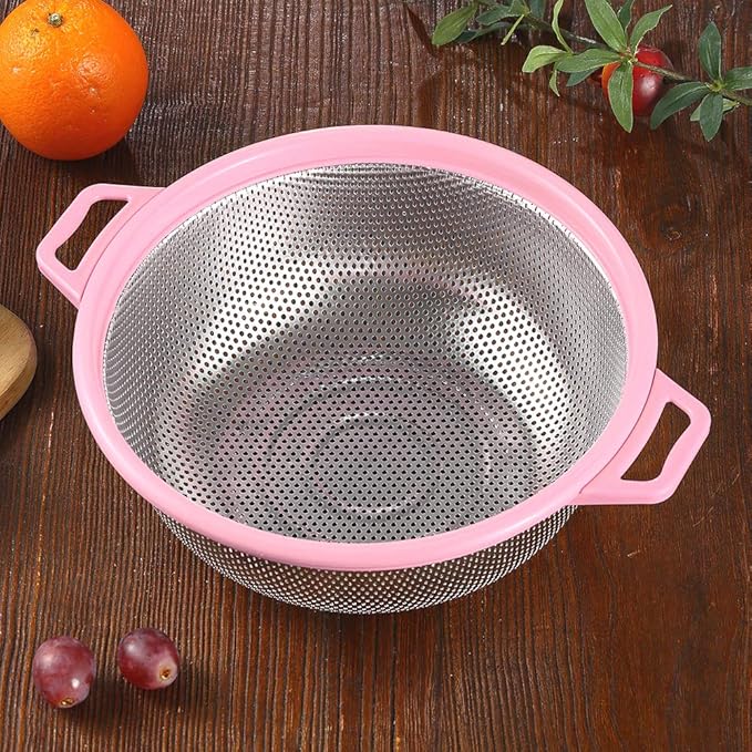 HiramWare Stainless Steel Colander - Image 7