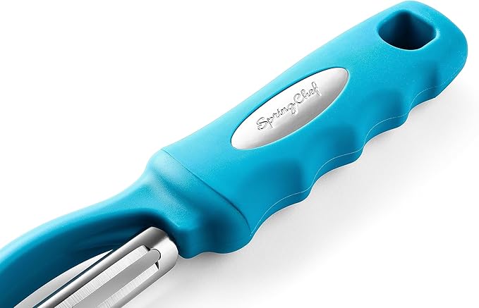 Spring Chef Premium Swivel Vegetable Peeler, Comfortable Handle and Ultra Sharp - Image 9