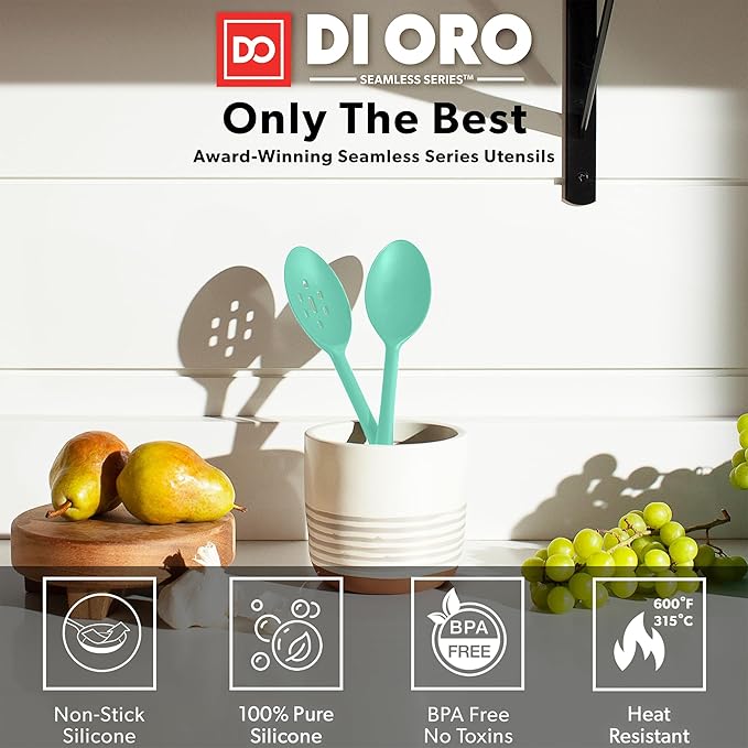 DI ORO Silicone Spoons for Cooking - Image 2