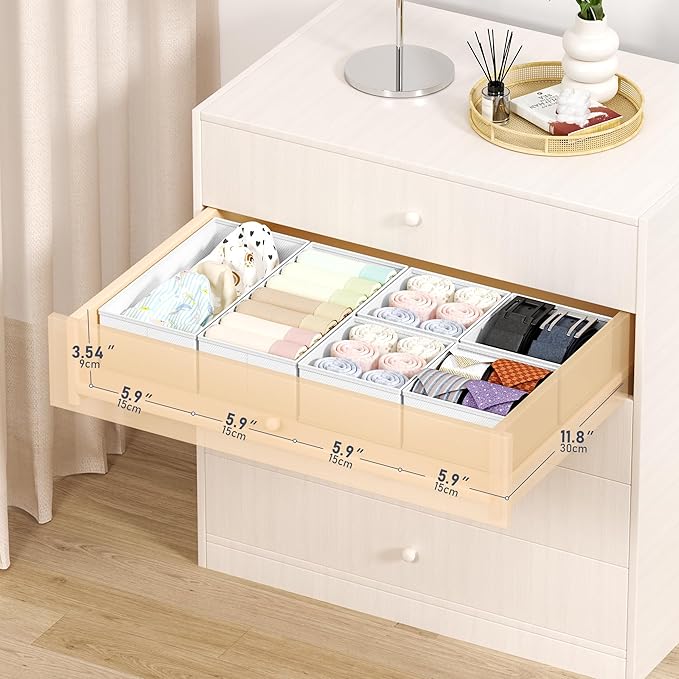 DIMJ Drawer Organizer Clothes Storage - Image 3