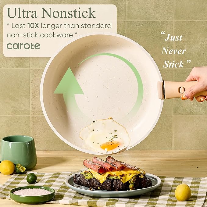 CAROTE 25pcs Pots and Pans Set Non Stick, Cookware Sets, Kitchen Set, - Image 3