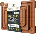 3 Packs Bamboo Cutting Board Set by Socisen