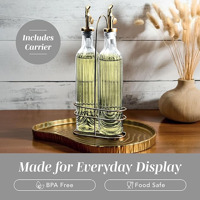 COOK WITH COLOR Glass Olive Oil Bottle Dispenser - Image 5