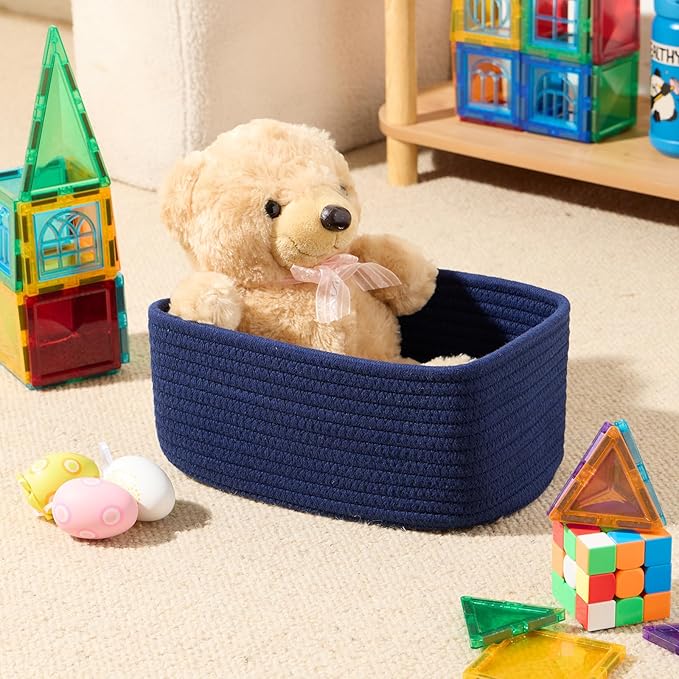 MiniArk Small Storage Baskets for Organizing | Closet Organizer Bins | Shelf - Image 4