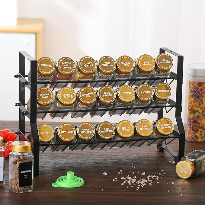 Glass Spice Jars with Label - Image 6