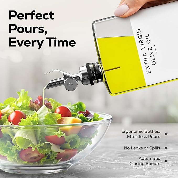 Glass Olive Oil Dispenser Bottle - Image 2
