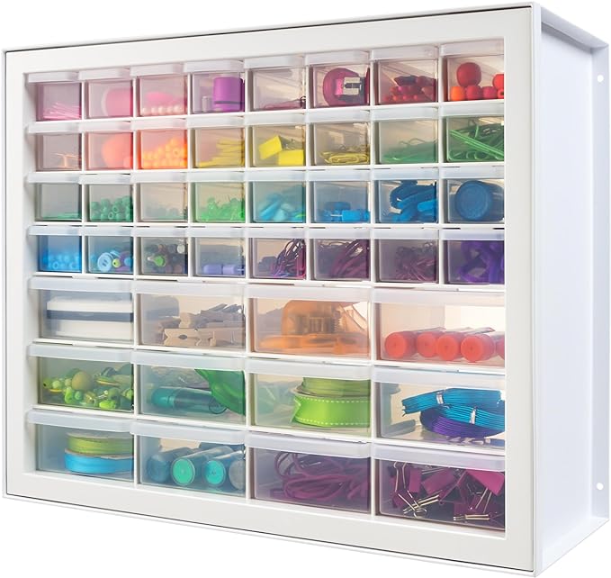 IRIS USA Small Parts Storage Cabinet, Made in USA, 44-Drawer Organizer by IRISUSA