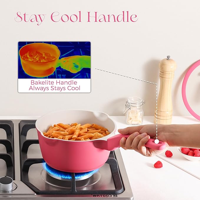 PRICUSIS Nonstick Saucepan - Image 3