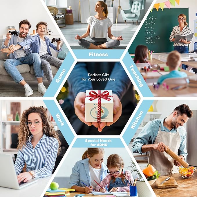 Visual Timer for Kids, 60-Minute Countdown Timer for Classroom Office Kitchen - Image 8