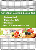 Spring Chef 11.5" x 16.5" Stainless Steel Cookie Cooling Rack by SpringChef