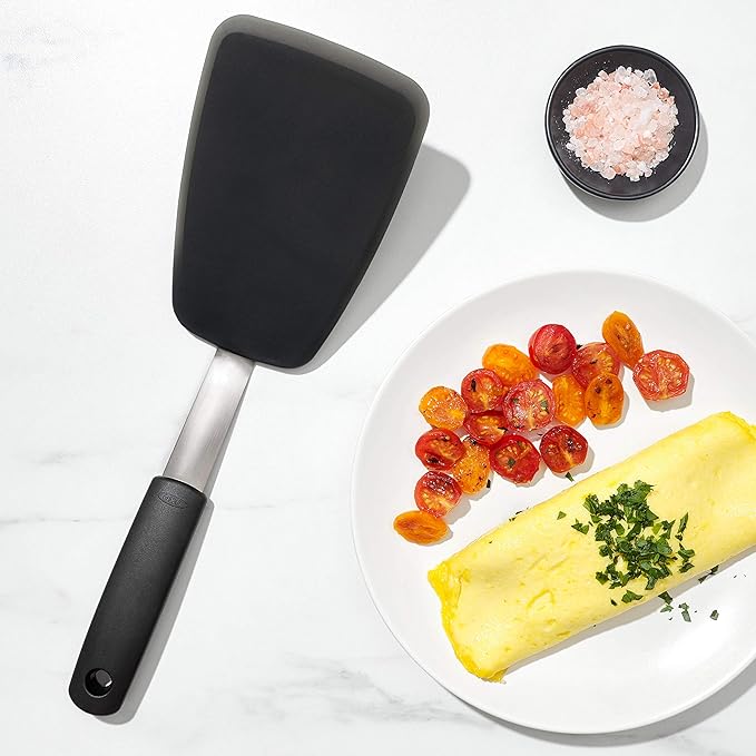 OXO Good Grips Large Silicone Flexible Turner & Good Grips Silicone Flexible - Image 4