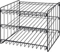 Kitchen Details 3 Tier Can Storage Organizer Rack in Black by KitchenDetails
