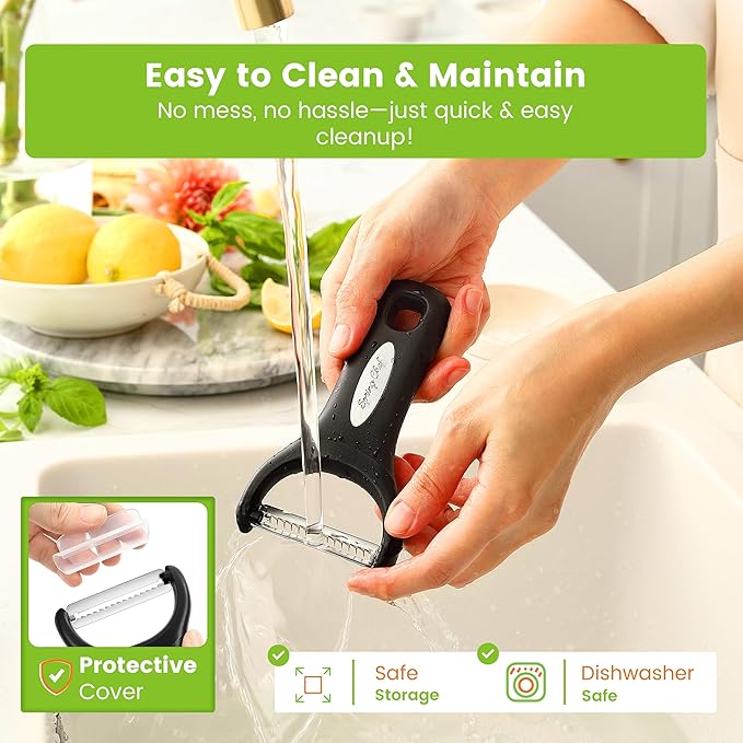 Spring Chef Swivel & Vegetable Julienne Peeler Set - Image 6